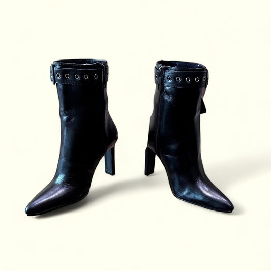 DACUIR Bellezza Pure Leather High Heel Pencil Boots -Stylish Comfort & Lightweight Design